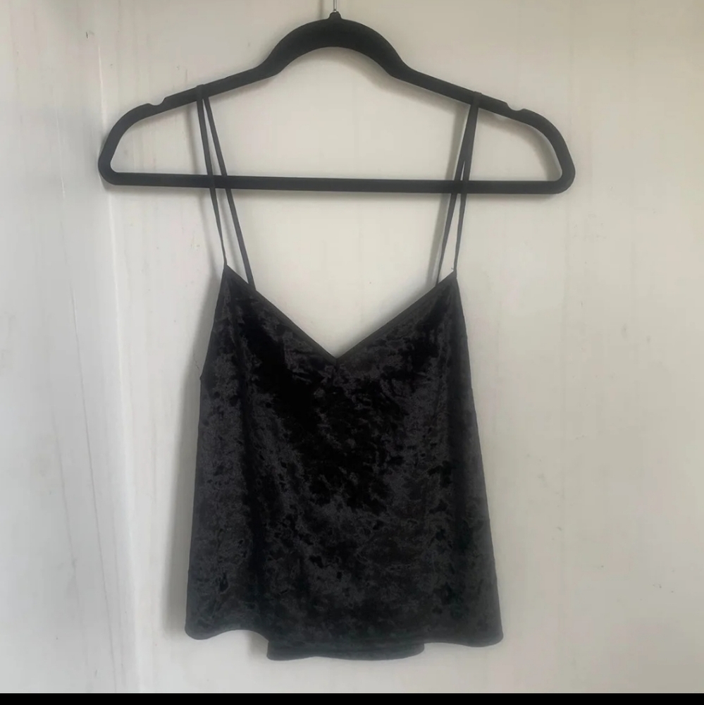 Victoria Secret Black Velvet Cami